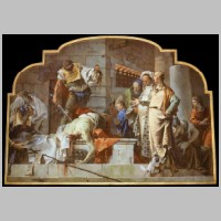 Bergamo, Cappella Colleoni, Giovanni Battista Tiepolo, Die Enthauptung Johannes des Täufers, Foto Web Gallery of Art (Wikipedia).jpg